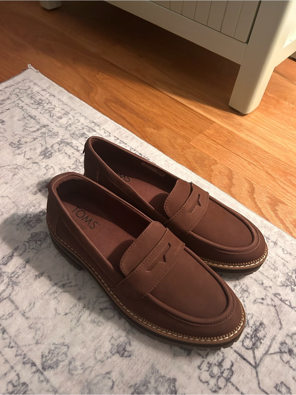 TOMS Woman's Brown Cara Penny Loafers